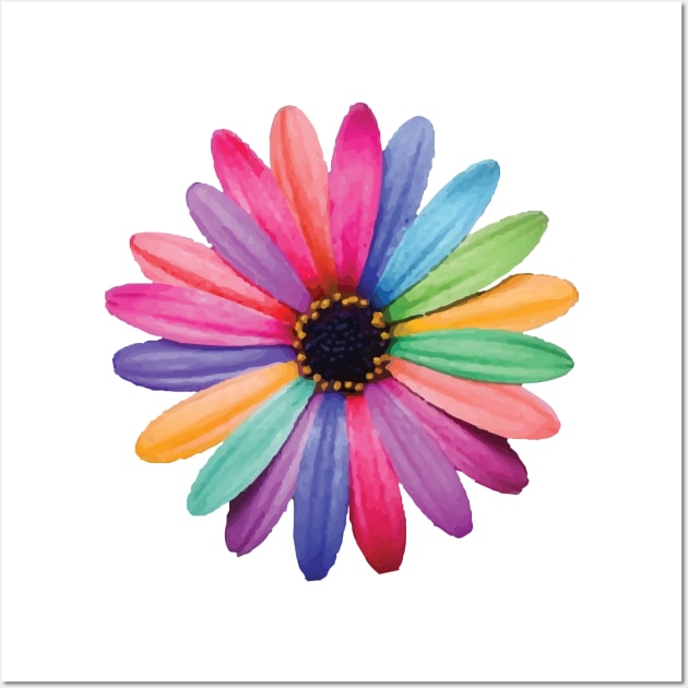 African Daisy Flower Wall Art by CelestialStudio